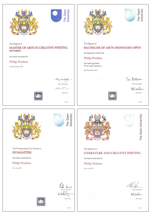 four certificates